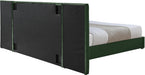 Pablo Green Velvet Queen Bed - Furniture Stars (Chicago, IL)