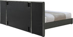 Pablo Grey Velvet Queen Bed - Furniture Stars (Chicago, IL)