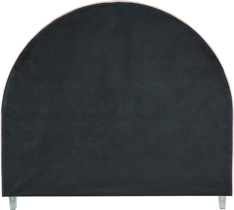 Rainbow Pink Velvet King Bed - Furniture Stars (Chicago, IL)