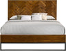 Reed Antique Coffee Queen Bed (3 Boxes) - Furniture Stars (Chicago, IL)