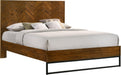 Reed Antique Coffee Queen Bed (3 Boxes) - Furniture Stars (Chicago, IL)