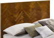 Reed Antique Coffee Queen Bed (3 Boxes) - Furniture Stars (Chicago, IL)
