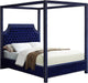 Rowan Navy Velvet King Bed (3 Boxes) image