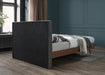 Vance Grey Linen Fabric Queen Bed (3 Boxes) - Furniture Stars (Chicago, IL)