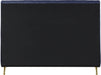 Zara Navy Velvet Queen Bed (3 Boxes) - Furniture Stars (Chicago, IL)