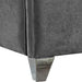 Zuma Grey Velvet King Bed - Furniture Stars (Chicago, IL)