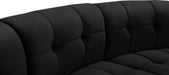 Limitless Black Velvet 10pc. Modular Sectional - Furniture Stars (Chicago, IL)