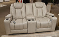 Elevate Edges Glider Reclining Loveseat with Console - Furniture Stars (Chicago, IL)
