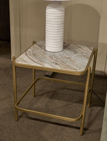 Manor Stone End Table - Furniture Stars (Chicago, IL)