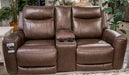 Gravier Power Reclining Loveseat with Console - Furniture Stars (Chicago, IL)