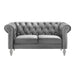 EMMA CRYSTAL LOVESEAT-GRAY - Furniture Stars (Chicago, IL)