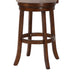 ABERDEEN 29" BAR STOOL-DK BROWN W/FABRIC SEAT - Furniture Stars (Chicago, IL)