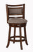 ABERDEEN 24" COUNTER STOOL-DK BROWN W/FABRIC SEAT - Furniture Stars (Chicago, IL)