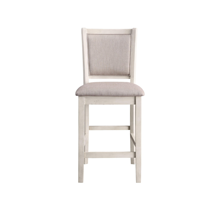 AMY 5 PC COUNTER TABLE SET-BISQUE - Furniture Stars (Chicago, IL)