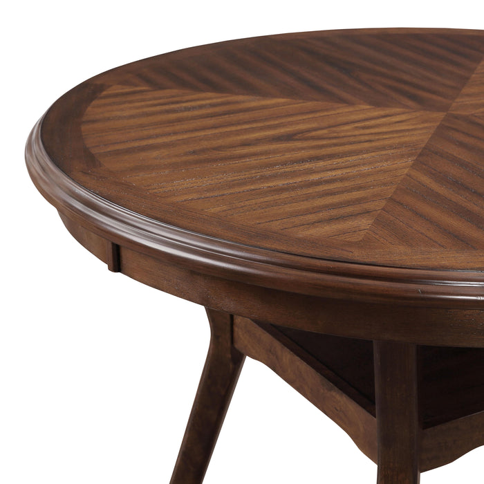 AMY 5 PC DINING SET-CHERRY - Furniture Stars (Chicago, IL)