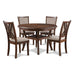 AMY 5 PC DINING SET-CHERRY - Furniture Stars (Chicago, IL)