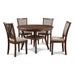 AMY 5 PC DINING SET-CHERRY - Furniture Stars (Chicago, IL)