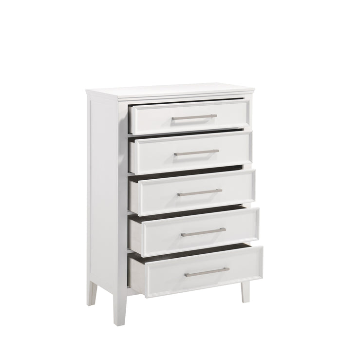 ANDOVER CHEST-WHITE - Furniture Stars (Chicago, IL)
