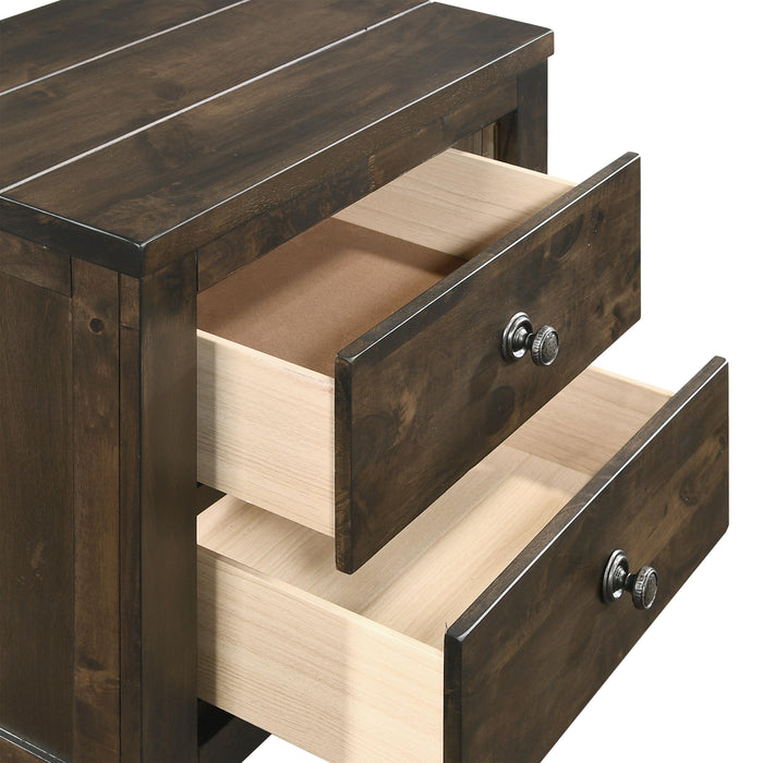 BLUE RIDGE NIGHTSTAND-RUSTIC GRAY - Furniture Stars (Chicago, IL)
