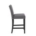CELESTE 5PC 42" MARBLE FINISH COUNTER TABLE & 4 CHAIRS-GRAY - Furniture Stars (Chicago, IL)
