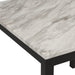 CELESTE 5PC 42" MARBLE FINISH COUNTER TABLE & 4 CHAIRS-GRAY - Furniture Stars (Chicago, IL)