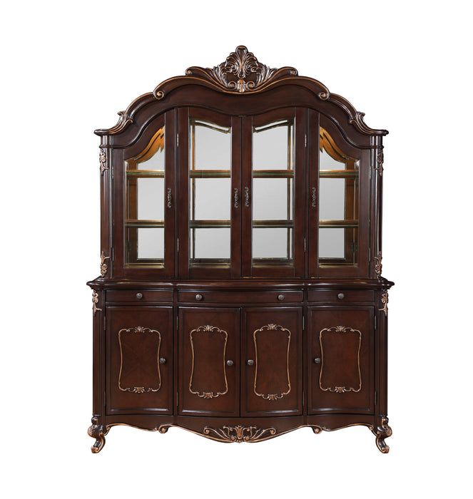 CONSTANTINE CHINA CABINET TOP-CHERRY - Furniture Stars (Chicago, IL)