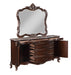 CONSTANTINE DRESSER/SERVER MIRROR-CHERRY - Furniture Stars (Chicago, IL)
