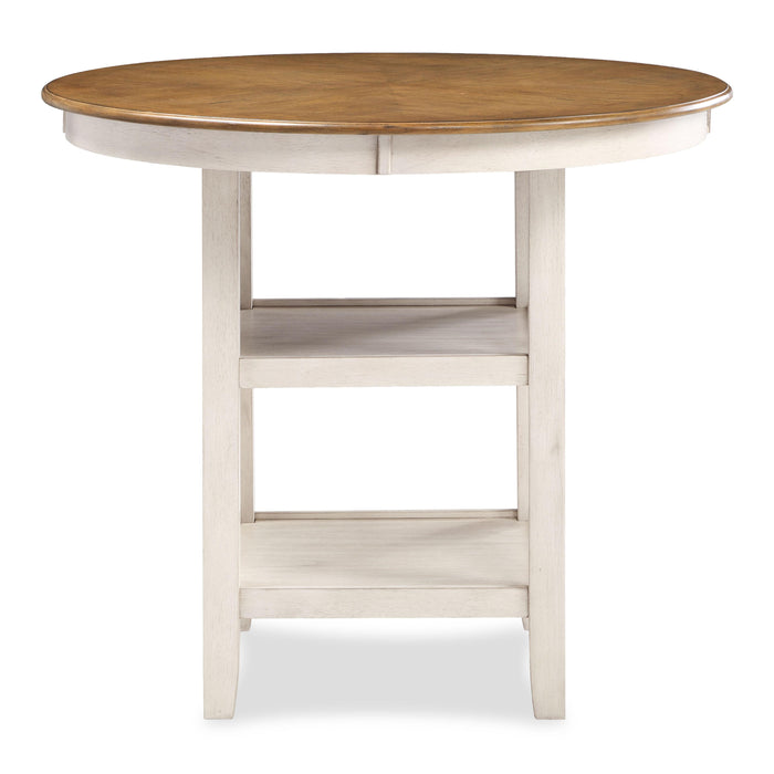 CORI COUNTER 5 PC SET-BISQUE/BROWN - Furniture Stars (Chicago, IL)