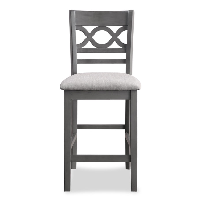 CORI COUNTER 5 PC SET-GRAY - Furniture Stars (Chicago, IL)
