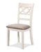 CORI ROUND DINING 5 PC SET-BISQUE/BROWN - Furniture Stars (Chicago, IL)