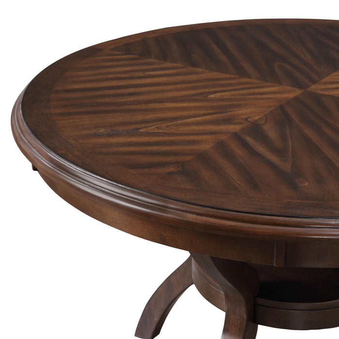 CORI ROUND DINING 5 PC SET-CHERRY - Furniture Stars (Chicago, IL)