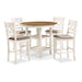 CORI COUNTER 5 PC SET-BISQUE/BROWN - Furniture Stars (Chicago, IL)