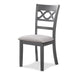 CORI ROUND DINING 5 PC SET-GRAY - Furniture Stars (Chicago, IL)