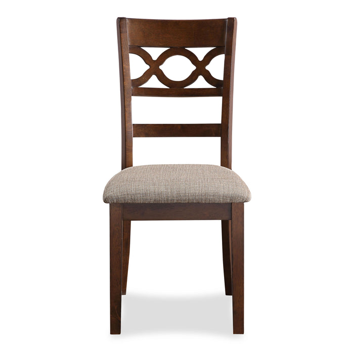 CORI ROUND DINING 5 PC SET-CHERRY - Furniture Stars (Chicago, IL)