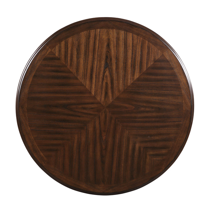 CORI ROUND DINING 5 PC SET-CHERRY - Furniture Stars (Chicago, IL)