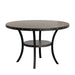 CRISPIN 48" ROUND DINING TABLE-GRAY - Furniture Stars (Chicago, IL)