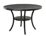 CRISPIN 48" ROUND DINING TABLE-SMOKE - Furniture Stars (Chicago, IL)