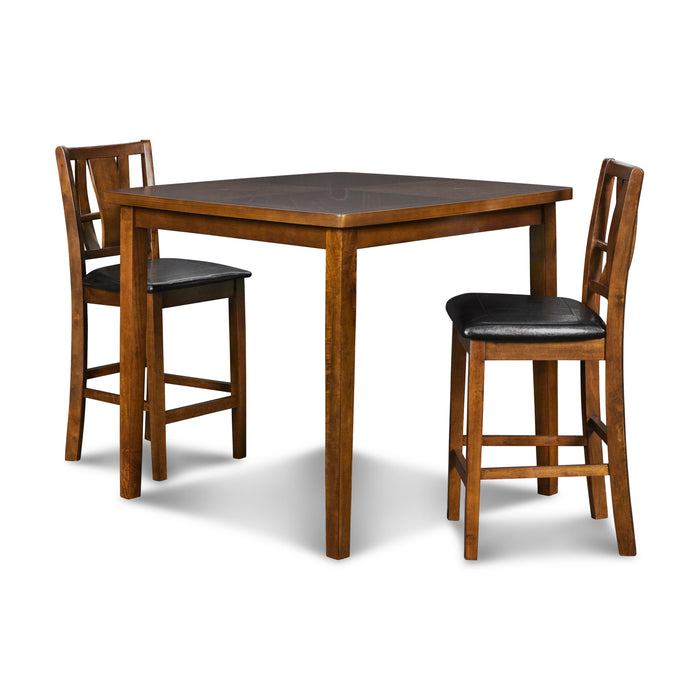 DIXON COUNTER DINING 5 PC SET-DK ESPRESSO - Furniture Stars (Chicago, IL)