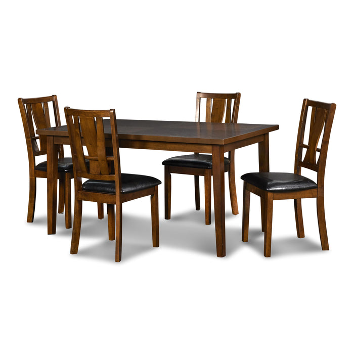 DIXON STD DINING 6 PC SET-DK ESPRESSO - Furniture Stars (Chicago, IL)