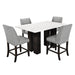 FAUST COUNTER CHAIR (2 PER CARTON)-GRAY - Furniture Stars (Chicago, IL)