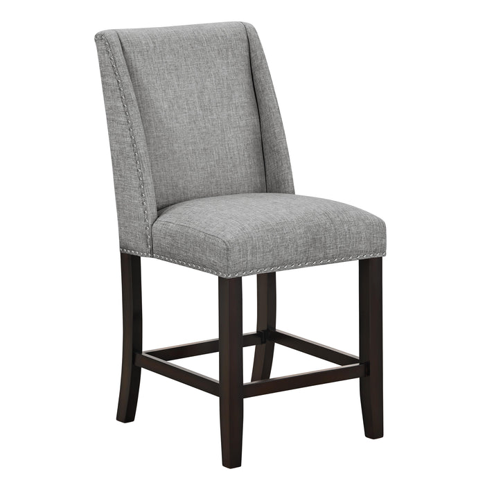 FAUST COUNTER CHAIR (2 PER CARTON)-GRAY - Furniture Stars (Chicago, IL)