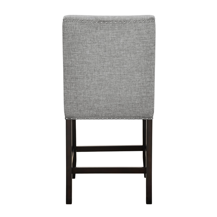 FAUST COUNTER CHAIR (2 PER CARTON)-GRAY - Furniture Stars (Chicago, IL)