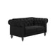EMMA CRYSTAL LOVESEAT-BLACK - Furniture Stars (Chicago, IL)