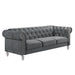 EMMA CRYSTAL SOFA-GRAY - Furniture Stars (Chicago, IL)