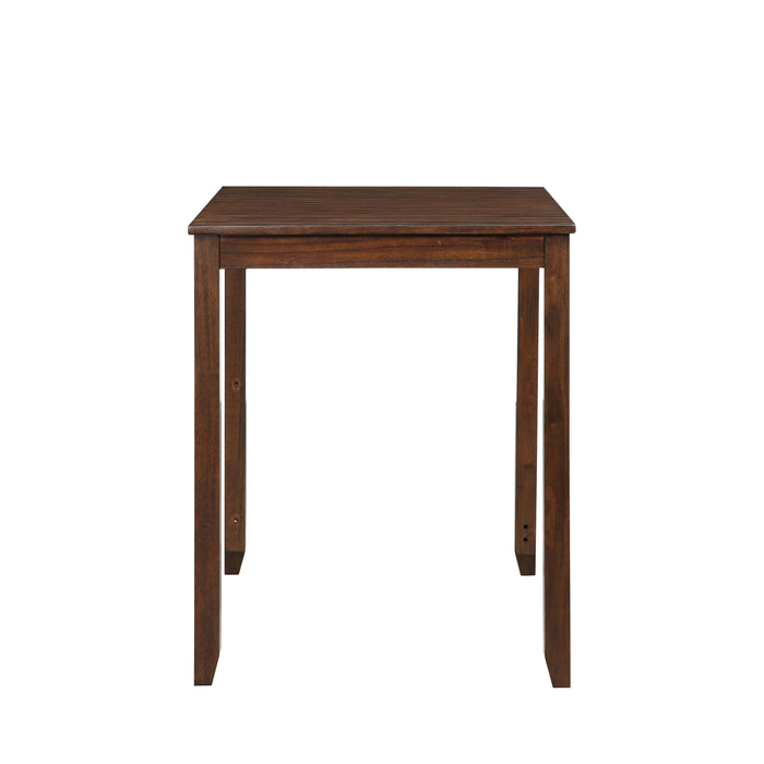 GIA 30" COUNTER TABLE W/2 CHAIRS & STG SHELF-CHERRY - Furniture Stars (Chicago, IL)