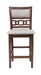 GIA 42" COUNTER  DROP LEAF TABLE W/2 CHAIRS-CHERRY - Furniture Stars (Chicago, IL)