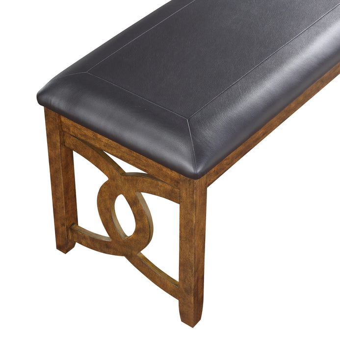 GIA 46" BENCH-BROWN - Furniture Stars (Chicago, IL)