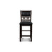 GIA 42" COUNTER  DROP LEAF TABLE W/2 CHAIRS-EBONY - Furniture Stars (Chicago, IL)