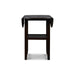 GIA 42" COUNTER  DROP LEAF TABLE W/2 CHAIRS-EBONY - Furniture Stars (Chicago, IL)