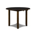 GIA 42" DINING  DROP LEAF TABLE W/2 CHAIRS-BROWN - Furniture Stars (Chicago, IL)